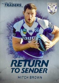2014 ESP Traders - Return To Sender #RTS3 Mitch Brown Front